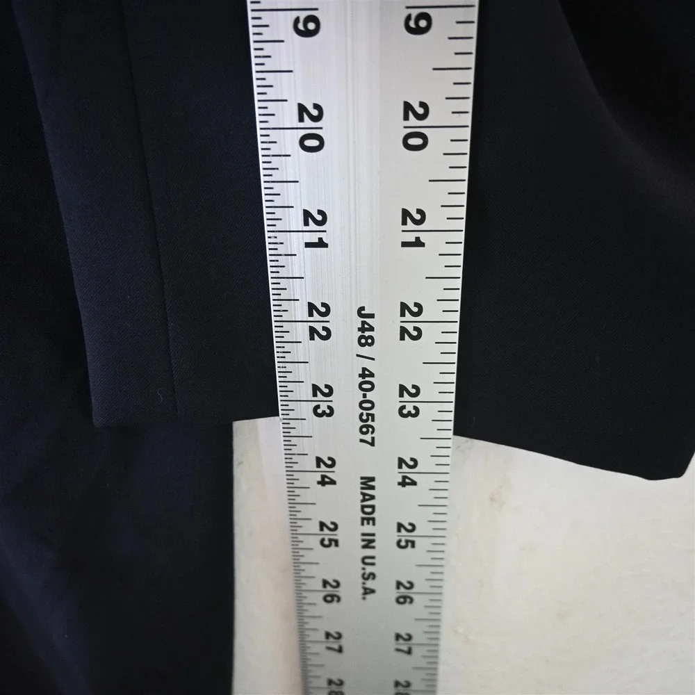 GS 52R Navy Blue Silver Button Wool Mens Blazer‎ Suit Jacket Sport Coat